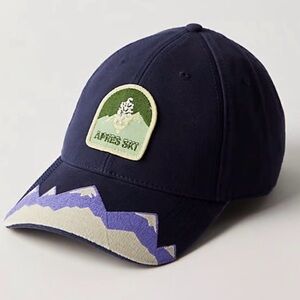 Free People/American Needle Navy Blue Ski Patch Hat NWT